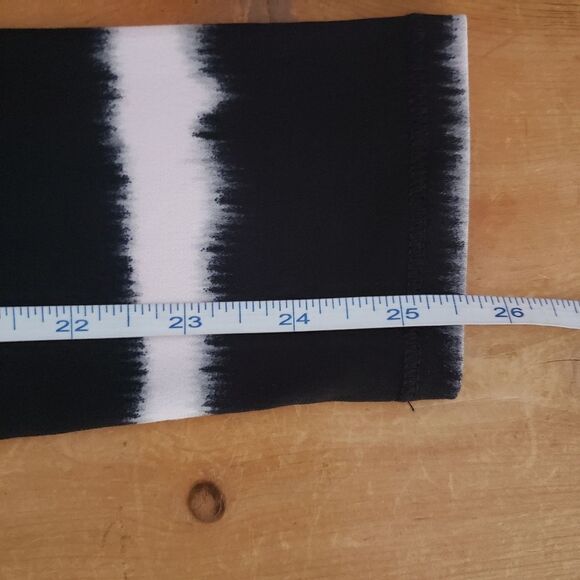 Rachel Roy Small Black White Long Sleeve Tie Dye Dress - Picture 12 of 15